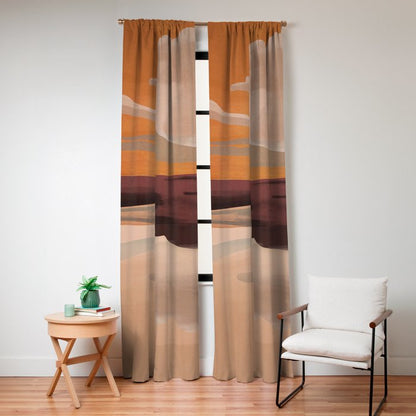 Abstract Art Landscape 70 Window Curtain Gallery Image 8