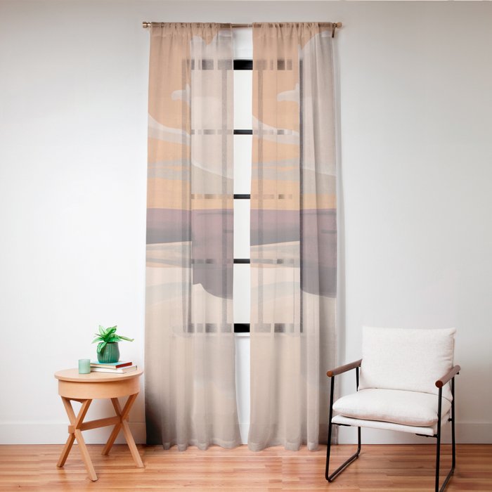 Abstract Art Landscape 70 Window Curtain Gallery Image 20