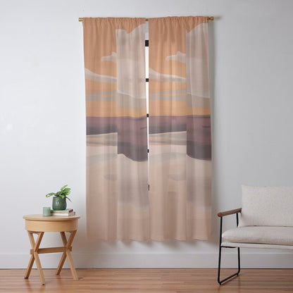 Abstract Art Landscape 70 Window Curtain Gallery Image 9