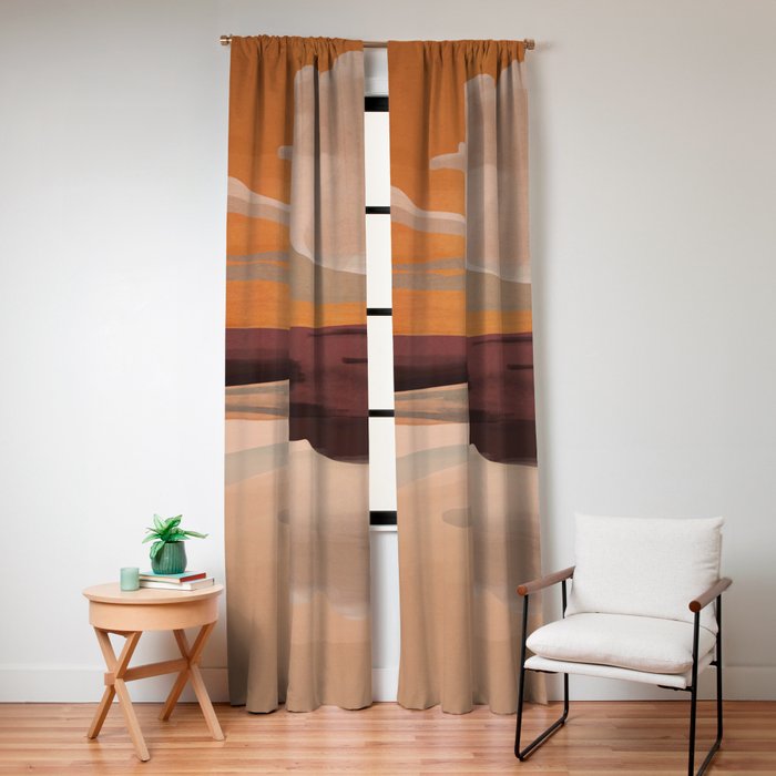Abstract Art Landscape 70 Window Curtain Gallery Image 4