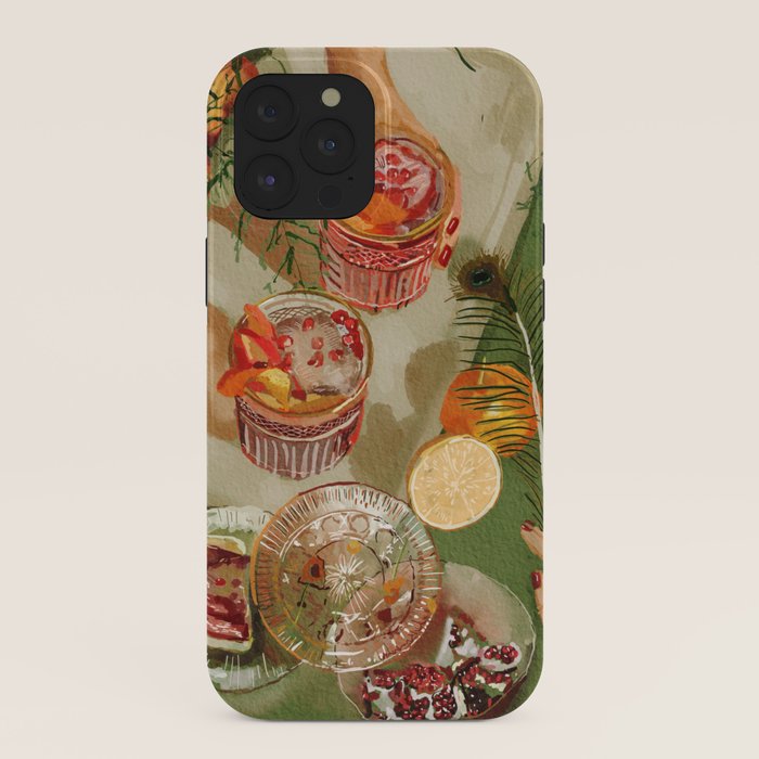 The magic of pomegranate cocktails iPhone Case Gallery Image 40