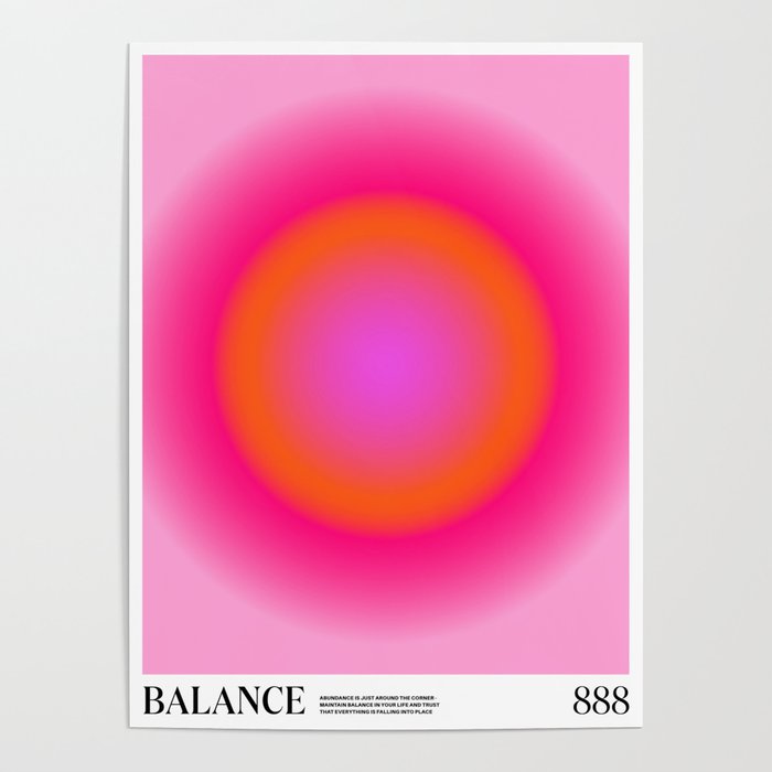 Gradient Angel Numbers: Balance Poster Gallery Image 4