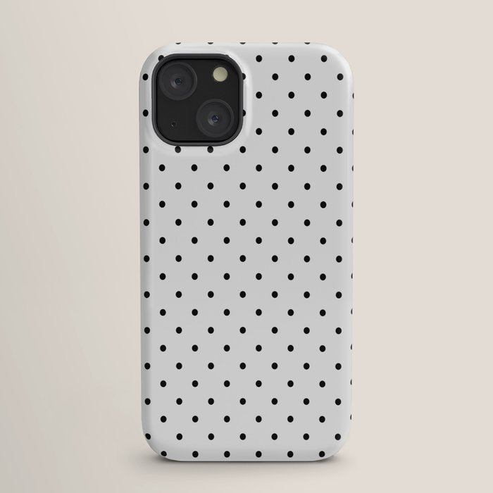 Small Black Polka dots Background iPhone Case Gallery Image 17