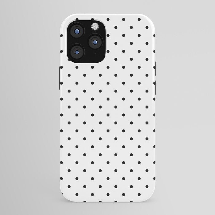 Small Black Polka dots Background iPhone Case Gallery Image 43