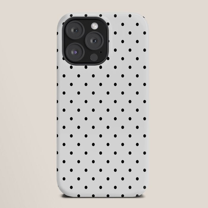 Small Black Polka dots Background iPhone Case Gallery Image 20