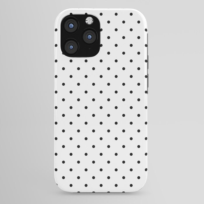 Small Black Polka dots Background iPhone Case Gallery Image 44