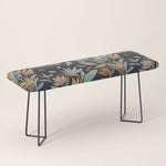 Hand Painted Floral Garden Night Bench Gallery Image 1