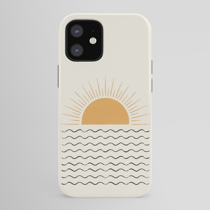Sunrise Ocean - Mid Century Modern Style iPhone Case Gallery Image 41