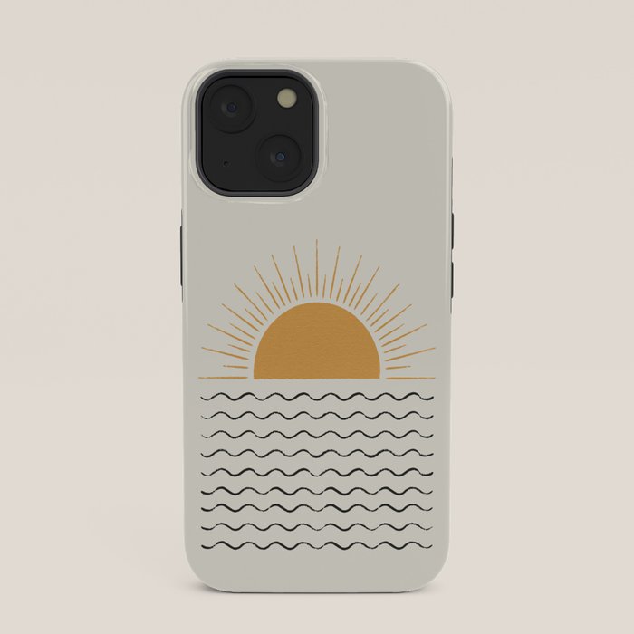Sunrise Ocean - Mid Century Modern Style iPhone Case Gallery Image 33