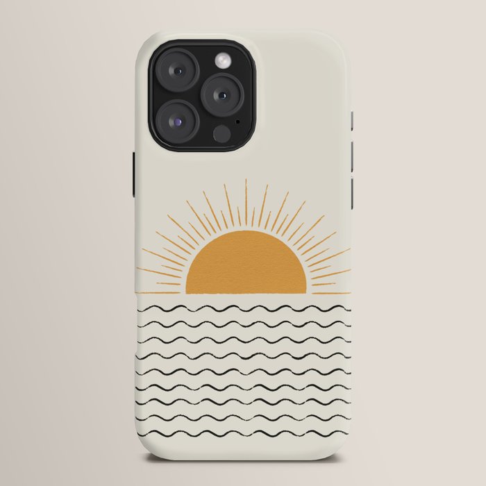 Sunrise Ocean - Mid Century Modern Style iPhone Case Gallery Image 16