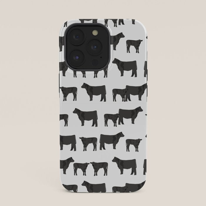 Angus Cattle breed farm gifts must have cow animal iPhone Case Gallery Image 35