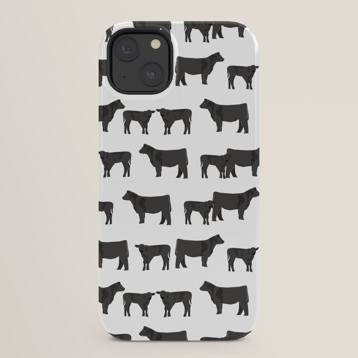 Angus Cattle breed farm gifts must have cow animal iPhone Case Gallery Image 30