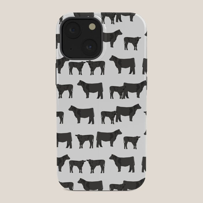 Angus Cattle breed farm gifts must have cow animal iPhone Case Gallery Image 34