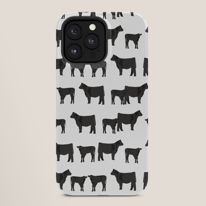 Angus Cattle breed farm gifts must have cow animal iPhone Case Gallery Image 28