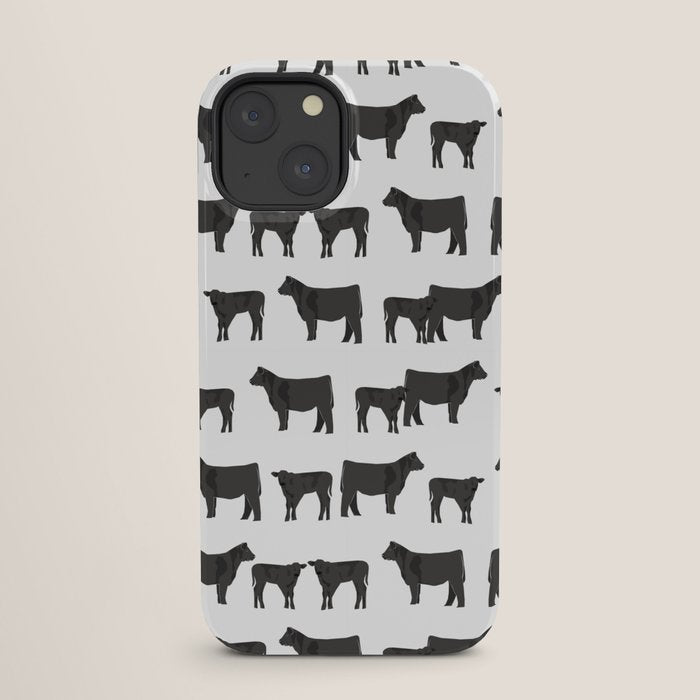 Angus Cattle breed farm gifts must have cow animal iPhone Case Gallery Image 25