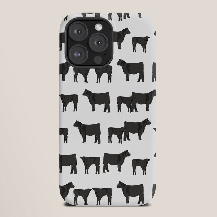 Angus Cattle breed farm gifts must have cow animal iPhone Case Gallery Image 20