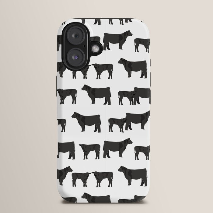Angus Cattle breed farm gifts must have cow animal iPhone Case Gallery Image 13