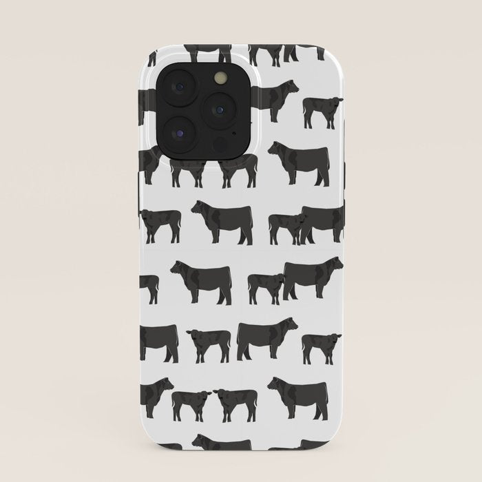 Angus Cattle breed farm gifts must have cow animal iPhone Case Gallery Image 39