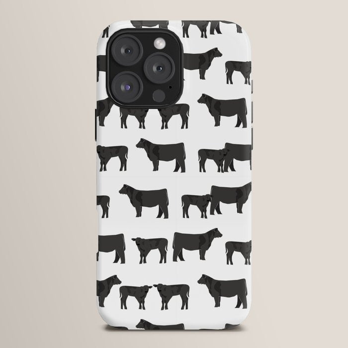 Angus Cattle breed farm gifts must have cow animal iPhone Case Gallery Image 16