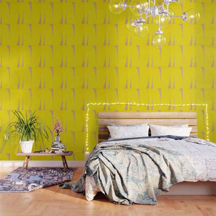 simple abstract shape-04 yellow Wallpaper Gallery Image 1