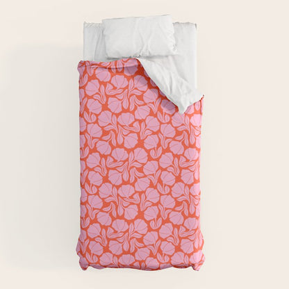 Boho Blooms - Pink Duvet Cover Gallery Image 5