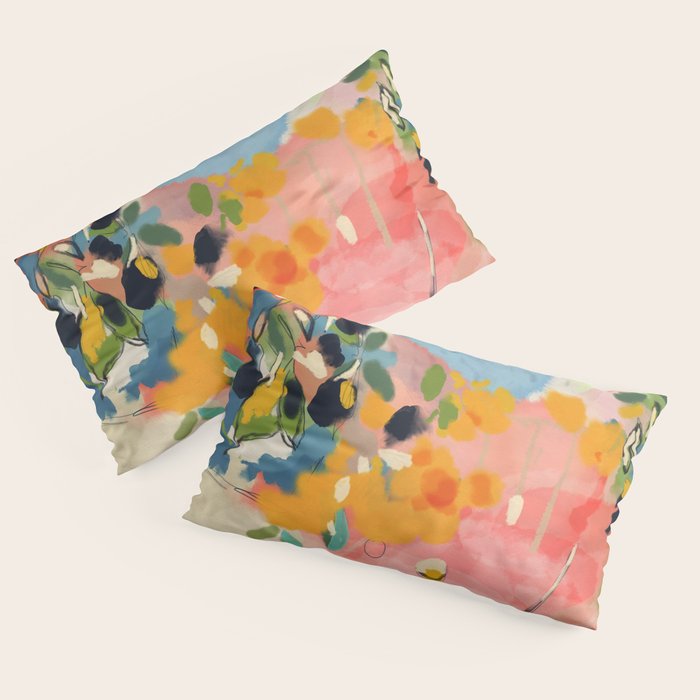garden with sea view and olive tree Pillow Sham Gallery Image 4