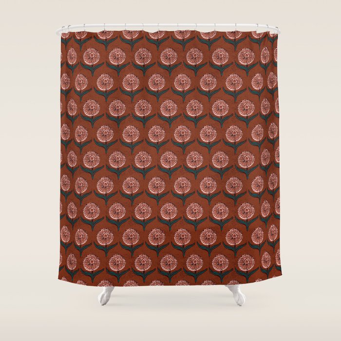 DAHLIA FLOWER Shower Curtain Gallery Image 1