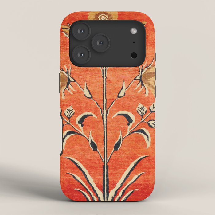 Vintage Floral Persian Rug Print iPhone Case Gallery Image 3