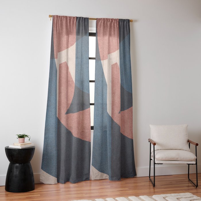 ABSTRACT ALPHABET / Gothic C Window Curtain Gallery Image 14
