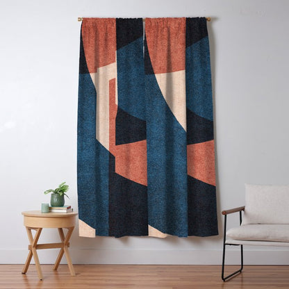 ABSTRACT ALPHABET / Gothic C Window Curtain Gallery Image 5