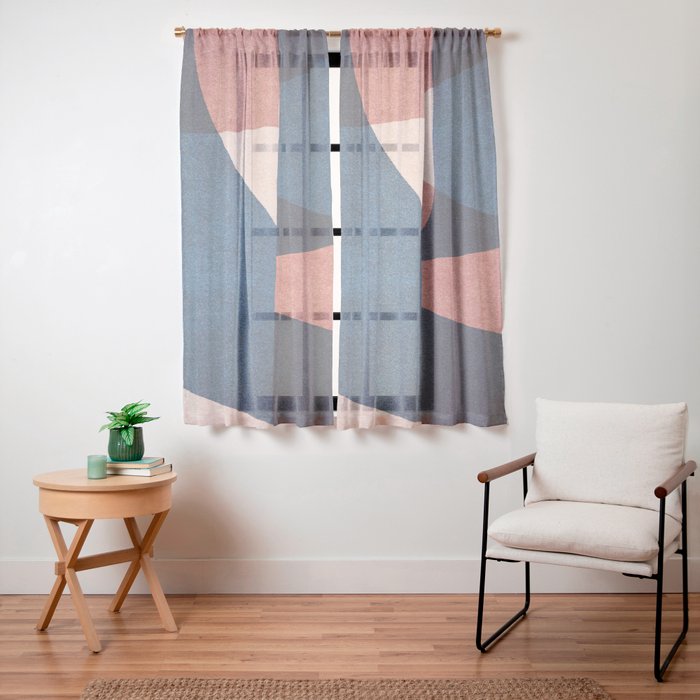 ABSTRACT ALPHABET / Gothic C Window Curtain Gallery Image 23