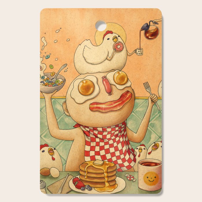Breakfast Cutting Board Gallery Image 1