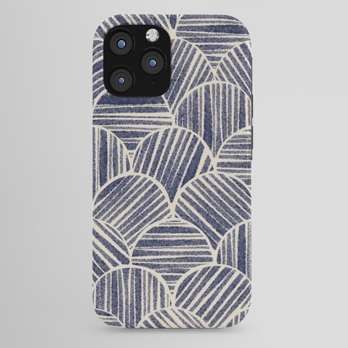 Navy Blue Striped Pattern #2 iPhone Case Gallery Image 44