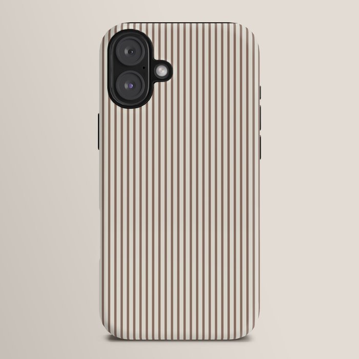Brown And Cream Striped iPhone Case Gallery Image 14