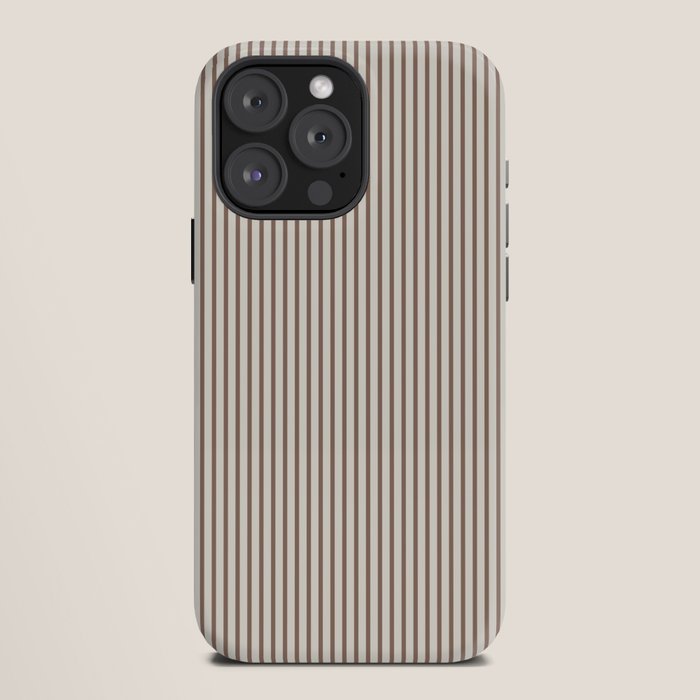 Brown And Cream Striped iPhone Case Gallery Image 12