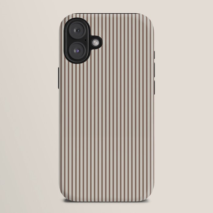 Brown And Cream Striped iPhone Case Gallery Image 10