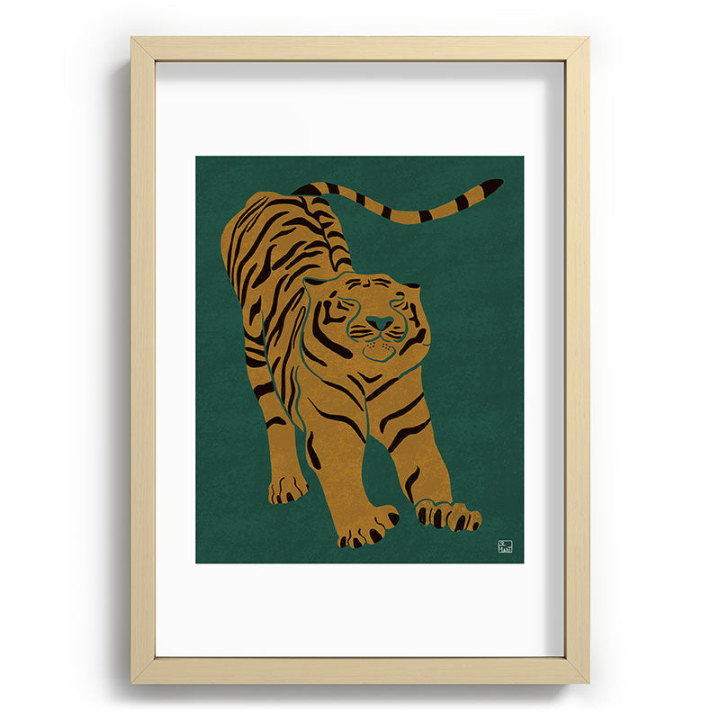 Tiger Doesn't Lose Sleep Framed Art Print Gallery Image 97