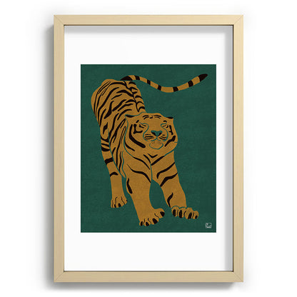 Tiger Doesn't Lose Sleep Framed Art Print Gallery Image 97