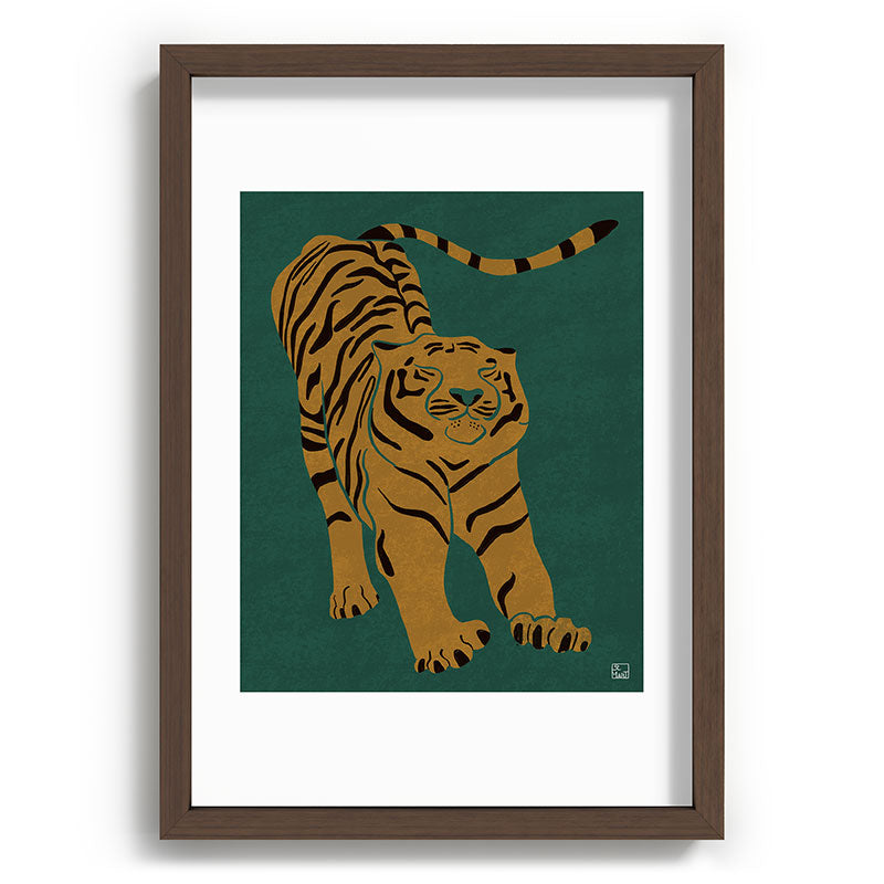 Tiger Doesn't Lose Sleep Framed Art Print Gallery Image 89