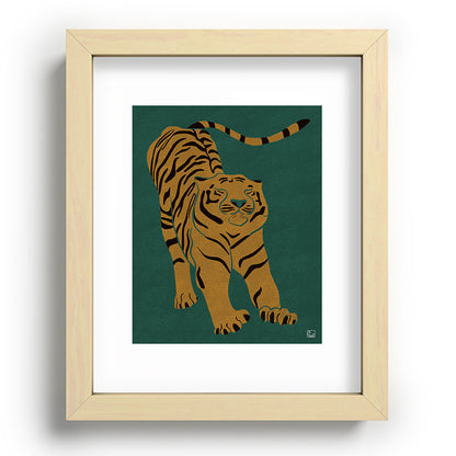 Tiger Doesn't Lose Sleep Framed Art Print Gallery Image 96