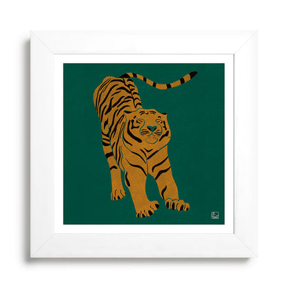 Tiger Doesn't Lose Sleep Framed Art Print Gallery Image 79