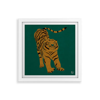 Tiger Doesn't Lose Sleep Framed Art Print Gallery Image 82