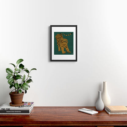 Tiger Doesn't Lose Sleep Framed Art Print Gallery Image 4