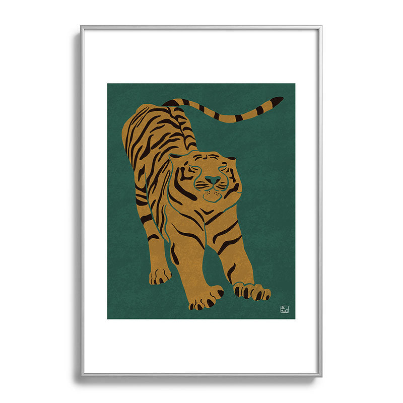 Tiger Doesn't Lose Sleep Framed Art Print Gallery Image 132