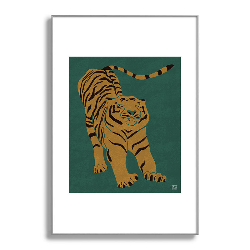 Tiger Doesn't Lose Sleep Framed Art Print Gallery Image 137