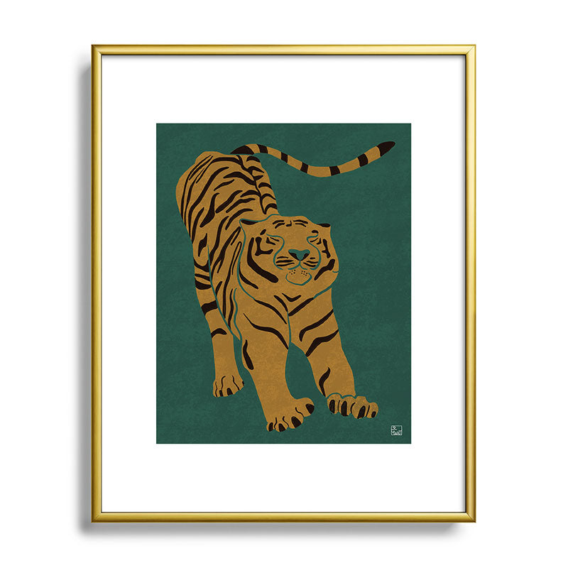 Tiger Doesn't Lose Sleep Framed Art Print Gallery Image 120
