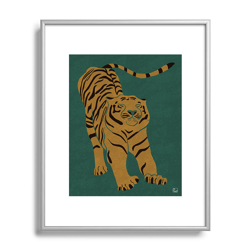 Tiger Doesn't Lose Sleep Framed Art Print Gallery Image 129