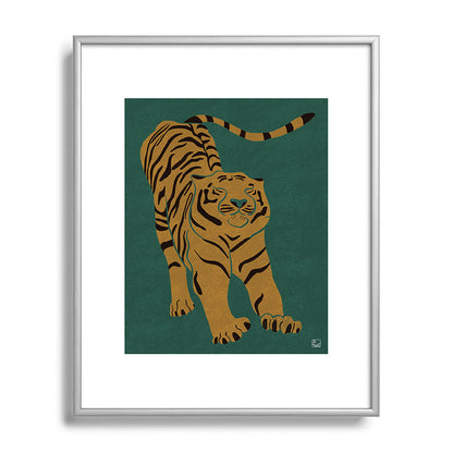 Tiger Doesn't Lose Sleep Framed Art Print Gallery Image 129