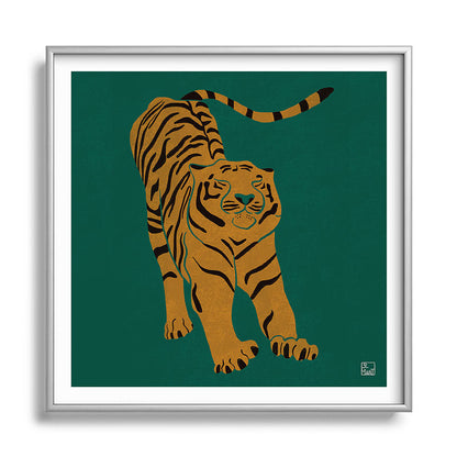 Tiger Doesn't Lose Sleep Framed Art Print Gallery Image 140