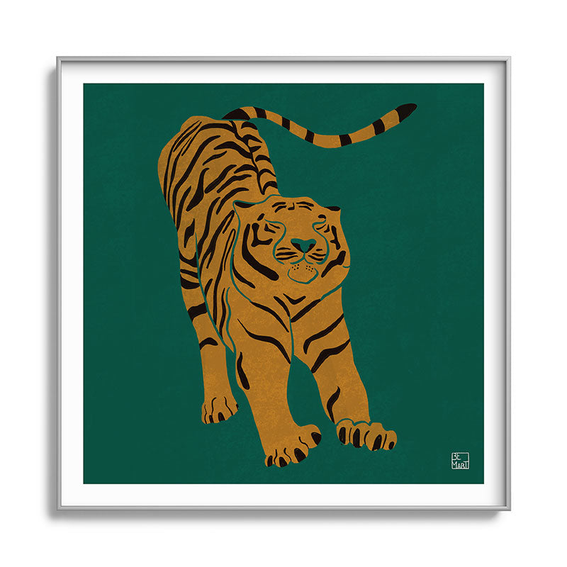 Tiger Doesn't Lose Sleep Framed Art Print Gallery Image 141